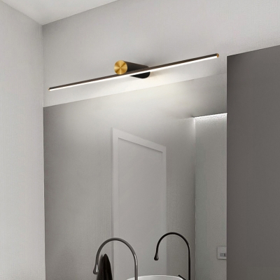 Aluminum Slim Rod Vanity Lighting Simplicity LED Wall Mounted Light for Bathroom