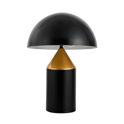 Postmodern 2-Light Table Lamp Pencil and Dome Night Stand Light with Metal Shade