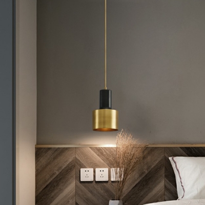 Metal Grenade Shaped Pendant Light Postmodern 1-Light Pendulum Light for Bedroom