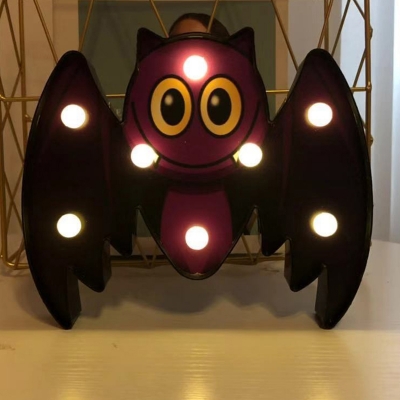Halloween Modeling Bedroom Night Lamp Plastic Decorative LED Festive Lighting with Hook