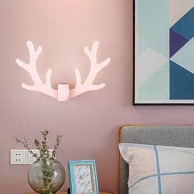 Art Deco Antler Wall Sconce Lighting Acrylic Living Room LED Wall Mounted Light Fixture