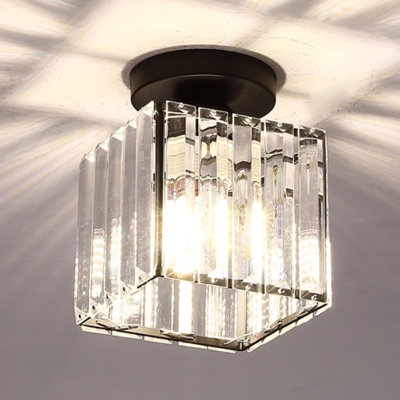 Luxurious Glass Semi Flush Ceiling Light Makes Magnificent Impression in Any Elegant Home