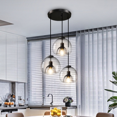Black Jug Hanging Lamp Designers Style Glass Decorative Suspended Light