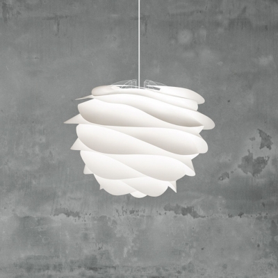 Rose Lampshade Pendant Light Designers Style 1 Light Acrylic Hanging Light for Living Room