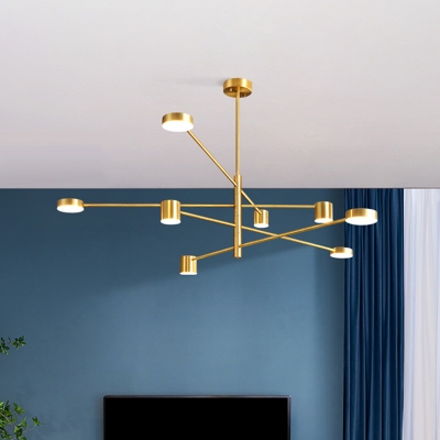 40.5 Inchs Wide Sputnik Chandelier Lighting Modernism Metal Pendant Light Fixture in 3 Colors Light