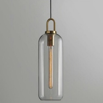 Jug Hanging Lamp Designers Style Glass 1 Head Decorative Suspended Light for Bedroom