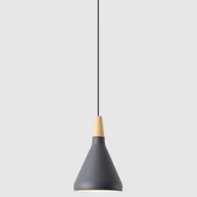 Pendant Light Nordic Style Metal Single Dining Room Suspension Light Fixture