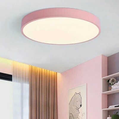 Modern Style Acrylic Flush Mount Ceiling Light for Baby Nursery Room Kid's Room LED Lighting
