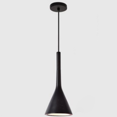 Metal Geometric Hanging Light Macaron Nordic 6 Inchs Wide Single Light Suspended Lamp for Children Room