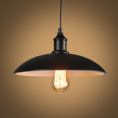 1-Bulb Ceiling Pendant Light Industrial 6