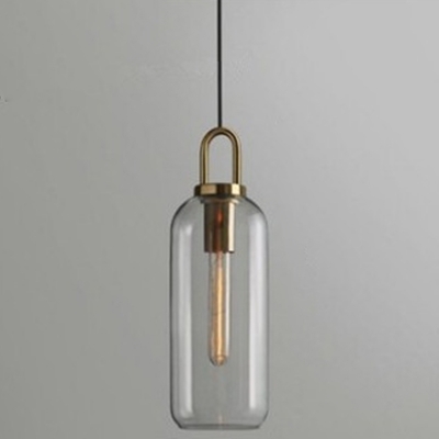 Jug Hanging Lamp Designers Style Glass 1 Head Decorative Suspended Light for Bedroom
