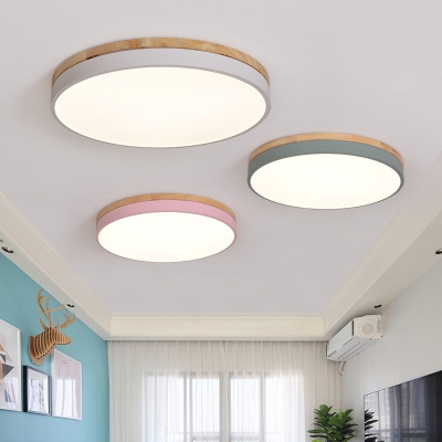 Minimalist LED Ceiling Lamp LED Round Flush Mount Ceiling Light for Kid's Room
