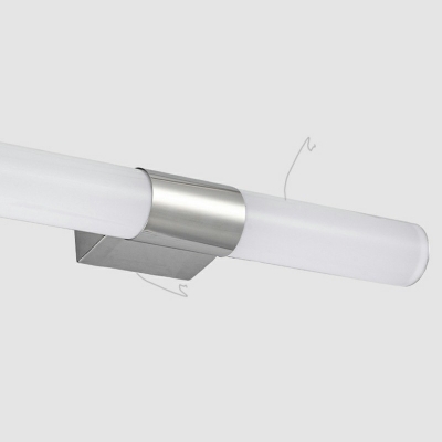 Stainless-Steel Bathroom Vanity Lighting Cylinder LED Vanity Sconce Light for Mirror Cabinet