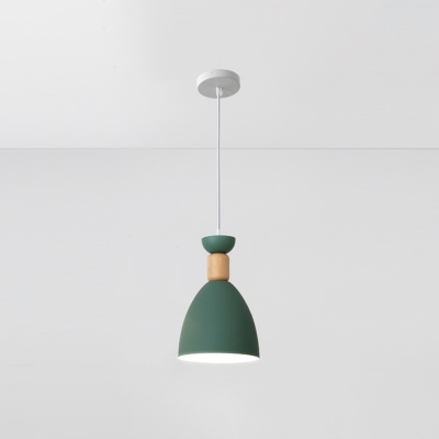 Postmodern Wine Glass Shape Pendant Light Metal 3-Bulb Dining Room Ceiling Hang Lamp
