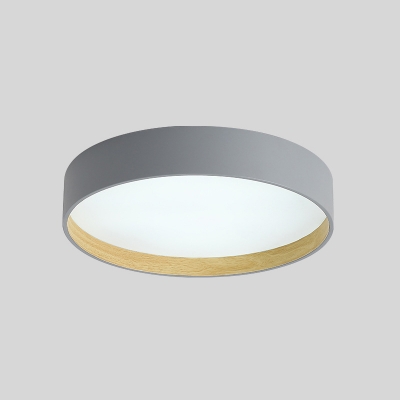 Circle Acrylic Shade Ceiling Light with 1 LED Light Modern Contemporary Ceiling Light Fixture for Living Room