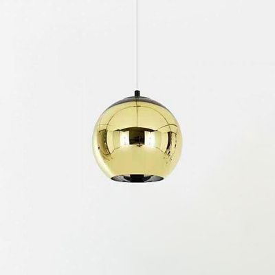 Mirror Ball Pendant Light Modern Fashion Glass Single Light 16 Inchs Wide Accent Hanging Lamp