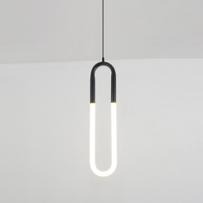 Acrylic Geometric LED Pendant Light Modern 1 Light Drop Ceiling Light 5.5