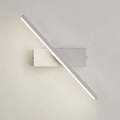 Rotatable Rectangle Wall Mount Reading Light Modern Arcylic Indoor Wall Sconce Light for Bedroom