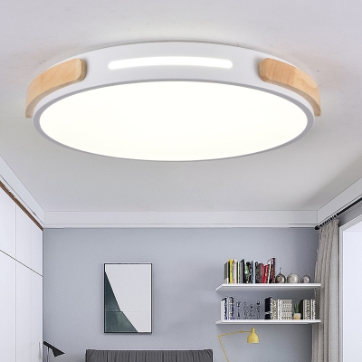 1 LED Light Modern Ceiling Light Round Acrylic Shade Flush Mount Ceiling Light for Hallway