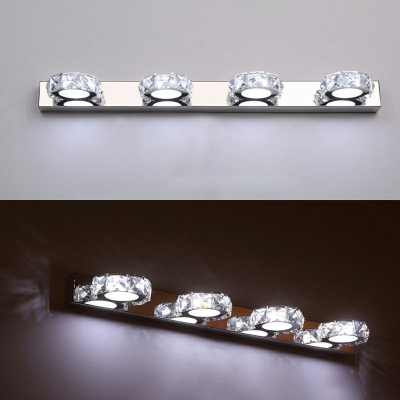 Simplist LED Vanity Wall Light Fixtures Bathroom Stainless Steel Wall Lamp