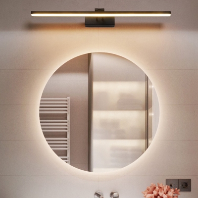 Linear LED Wall Mounted Vanity Lights Metal Simple Style Bathroom Vanity Sconce