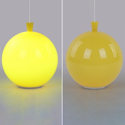 Creative Ceiling Light with 1 Light Balloon Acrylic Globe Shade Ceiling Light Fixture for Kids Bedroom