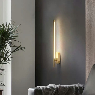 Minimalist Corridor LED Wall Lamp Metal Linear Wall Sconce