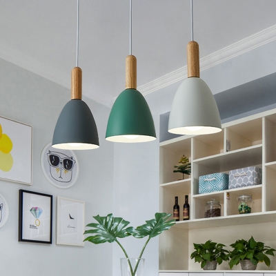 Modern Ceiling Pendant Metal Dome Shade with 3 Light Metal Ceiling Mount Multi Light Pendant Light for Kitchen