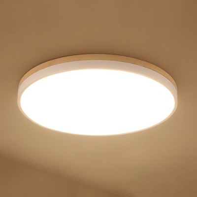 1 LED Light Modern Ceiling Light Rectangle Acrylic Shade Flush Mount Ceiling Light for Bedroom