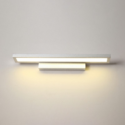 Linear MetallicVanity Lamp Simplicity Style LED Wall Mounted Mirror Front for Bathroom