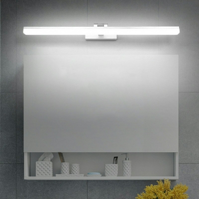 Simplist Vanity Lamp Linear LED Metallic Wall Mounted Mirror Front for Bathroom