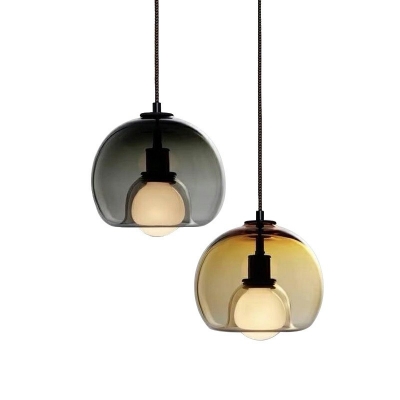 Style Clear Glass Hanging Light with 37.5