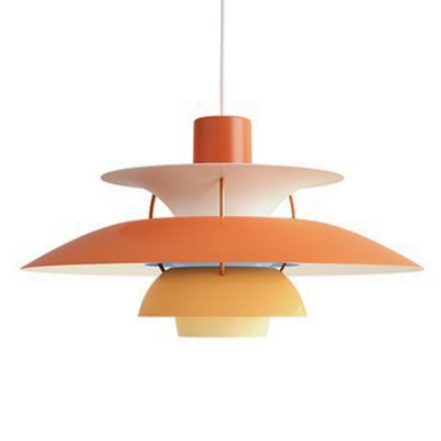 UFO Shape Pendulum Light Novelty Modern 1 Bulb Hanging Pendant for Dining Room
