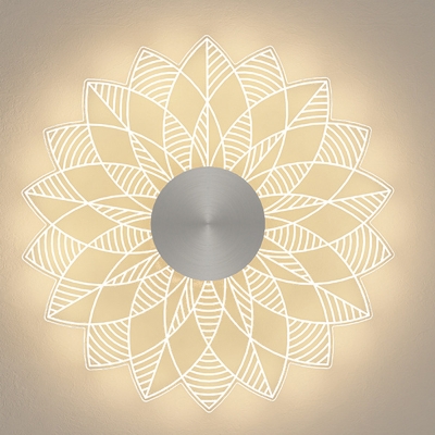 1 LED Light Modern Ceiling Fixture Geometric Acrylic Shade Ceiling Light Fixture for Hallway
