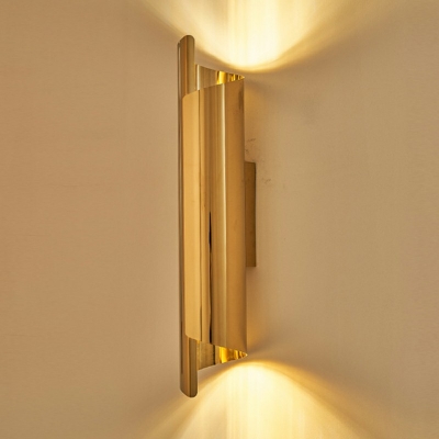 Spiral Aluminum Flush Mount Wall Light Postmodern 2-Light Wall Sconce Lighting for Living Room