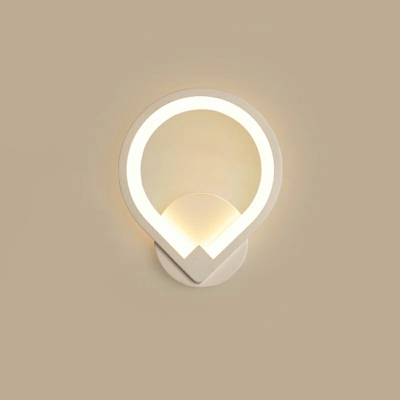 Designed Wall Lamp Contemporary Aluminum LED Sconce Light Fixture for Bedroom in Warm Light