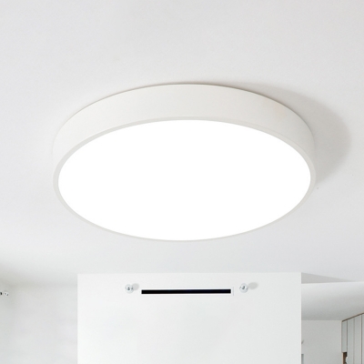Contemporary Ceiling Light with 1 LED Light Circle Acrylic Shade Flush Mount Ceiling Light for Hallway