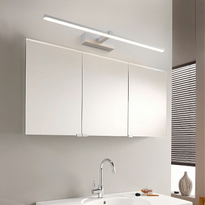 Linear LED Mirror Cabinet Vanity Wall Light Anti-fogging Vanity Sconce for Bathroom