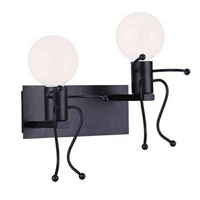 Industrial Creative Shaped Mirror Front Lamp Metal Wall Lamp