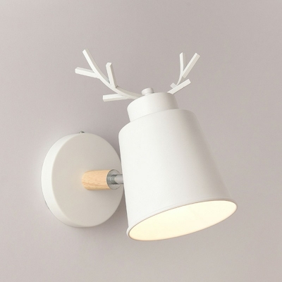 Single Light Wall Light Nordic Style Metal Sconce Light for Living Room Bedroom