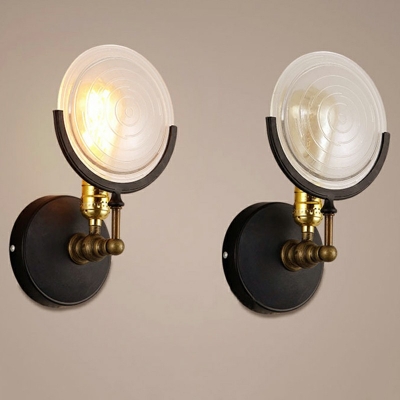 Retro Industrial Style 1 Light Bedside Decorative Small Wall Lamp Indoor Wall Sconces