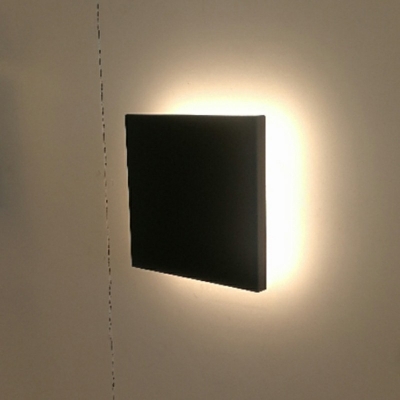 Modern Style Wall Light LED Fixture Not Dimmable Ambient Eclipse LED Wall Sconce for Bedroom Living Room Hallway in Warm Light