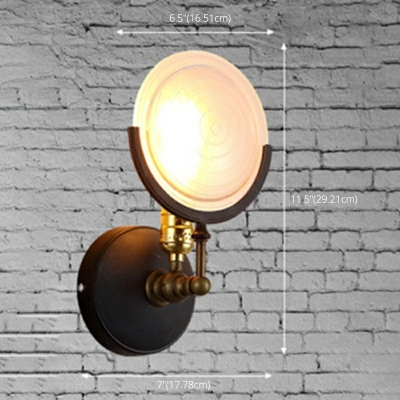 Retro Industrial Style 1 Light Bedside Decorative Small Wall Lamp Indoor Wall Sconces