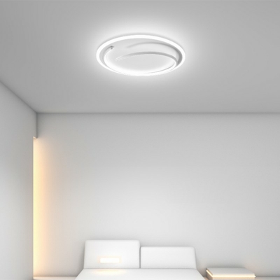 Ceiling Light with  LED Light Circle Acrylic Shade Flush Mount Ceiling Light for Children Bedroom