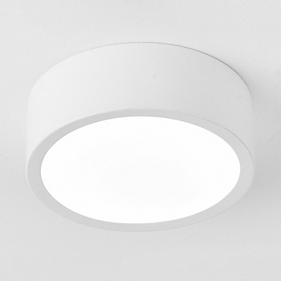 Contemporary Simplicity Round Shape Acrylic Shade Bedroom LED Ceiling Mounted Light