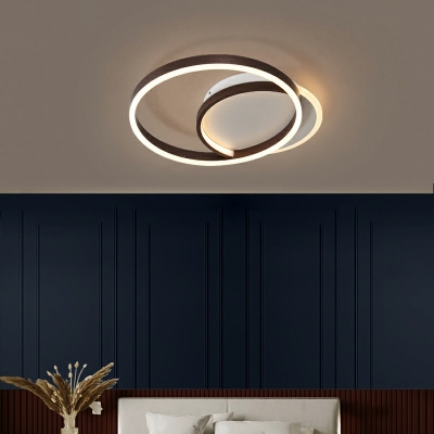 Contemporary Acrylic Ceiling Light in Warm/White/Natural/Remote Control Stepless Dimming for Study Room