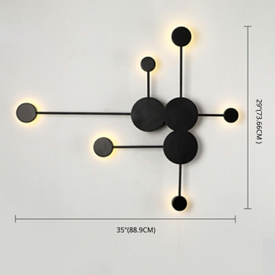 Best Lighting for Indoor Metal LED Wall Light High Bright LED Round Wall Sconce with Acrylic Lens Accent Light for Living Room Bedroom Office