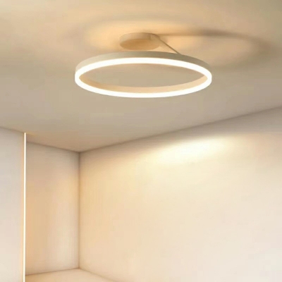 Nordic Style LED Flush Ceiling Light in Warm/White Light/Third Gear Living Room Lighting