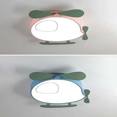 Acrylic Airplane Flush Mount Ceiling Light 15 Inchs Length Contemporary LED Flushmount Ceiling Lamp