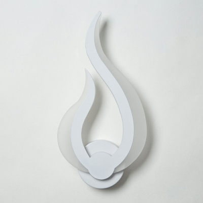 Flame Shape Arcylic Wall Lamp 12.5 Inchs Wide Wall Sconce Lighting for Living Room